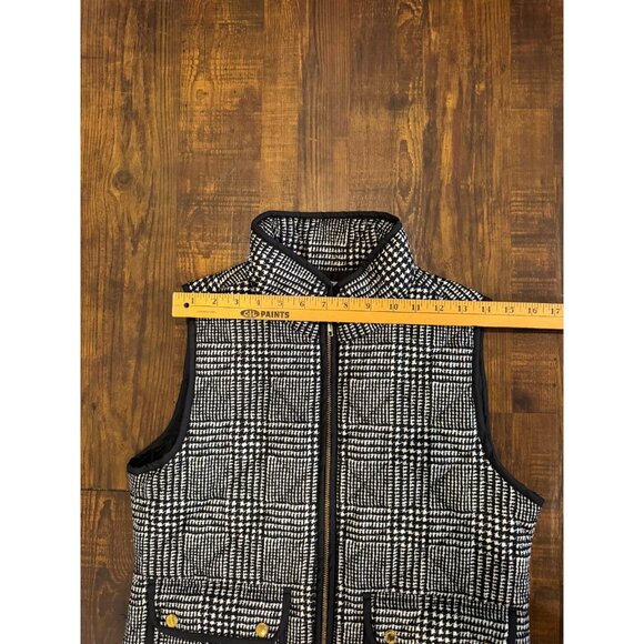 Telluride Clothing Company Black & White Quilted Lightweight Puffer Vest Size M - Picture 9 of 10